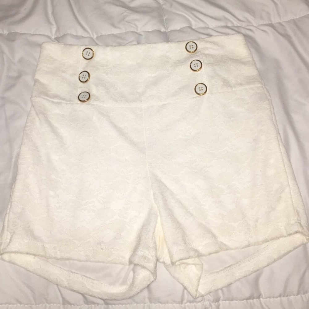 High waisted shorts